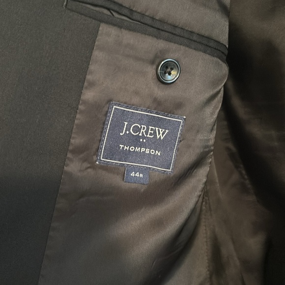 THOMPSON SUIT JACKET IN WORSTED WOOL
Size: 44/R
Color: BLACK - Picture 3 of 3